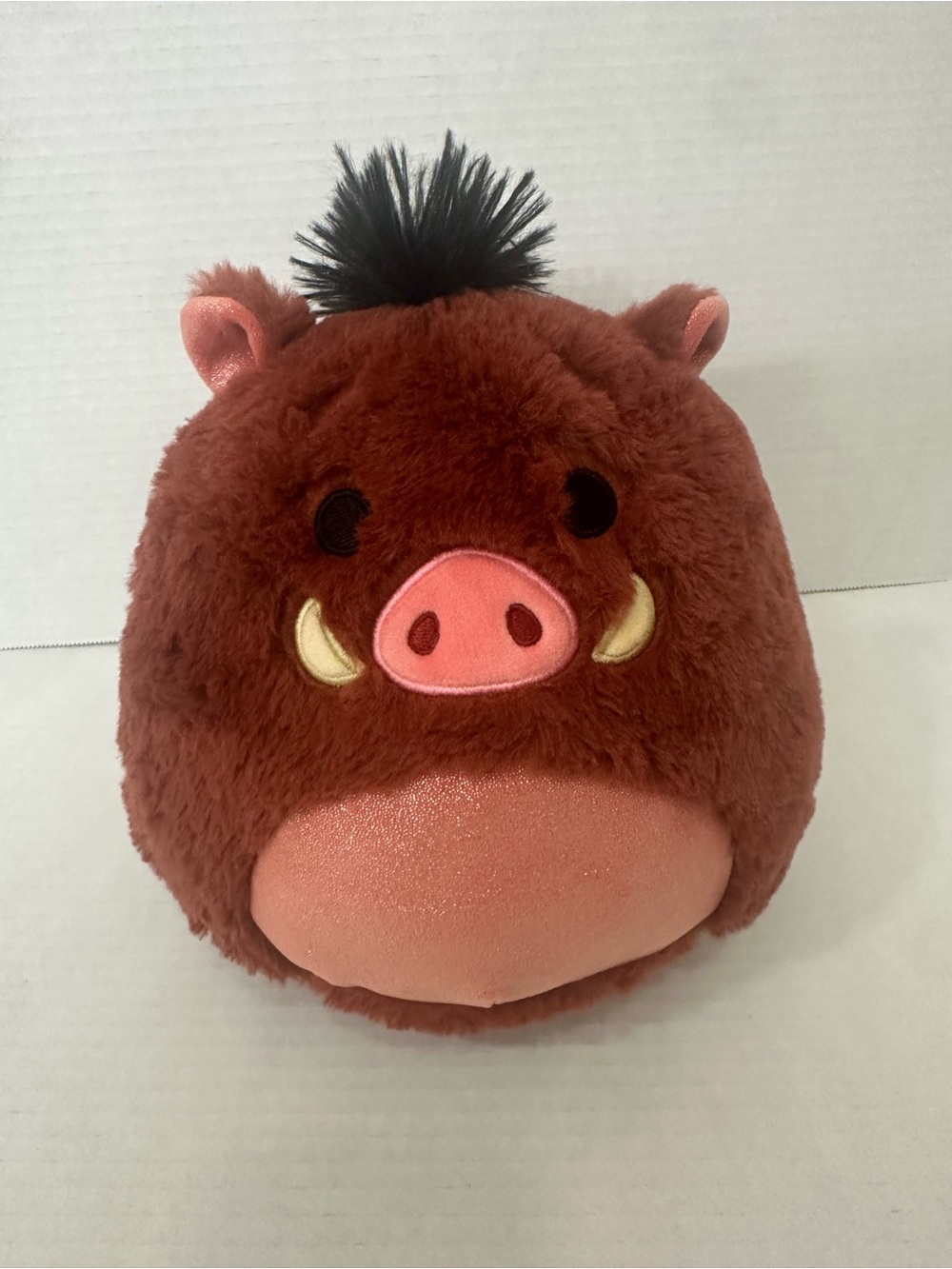 Disney Lion King Pumbaa 8” Fuzz-A-Mallows Squishmallows 30th Anniversary Plush
